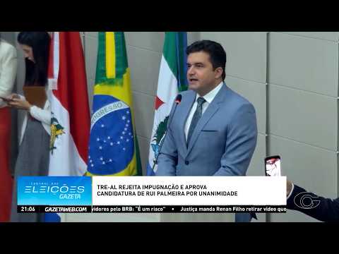 TRE-AL aprova por unanimidade candidatura de Rui Palmeira a deputado federal - 14/09/2026