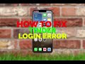 HOW TO FIX TINDER LOGIN ERROR