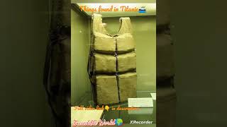 𝙏𝙝𝙞𝙣𝙜𝙨 𝙛𝙤𝙪𝙣𝙙 𝙞𝙣 𝙏𝙞𝙩𝙖𝙣𝙞𝙘 𝙎𝙝𝙞𝙥