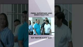 Pbbm, Suportado Ang Imbestigasyon Ng Senado Ukol Sa Pagkakakilanlan Ni Mayor Alice Guo #Shorts | Bt