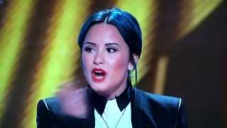 X factor USA 2013 Judges Walk On Stage at Semi Finals Show