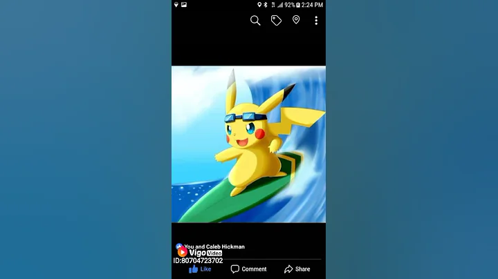 Surfing Pikachu