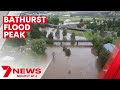 Floodwaters peak in Bathurst | 7NEWS