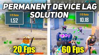 How To Fix Lag In Bgmi/Pubg Mobile | Fix Lag In Low End Devices | Pubg Mobile/BGMI