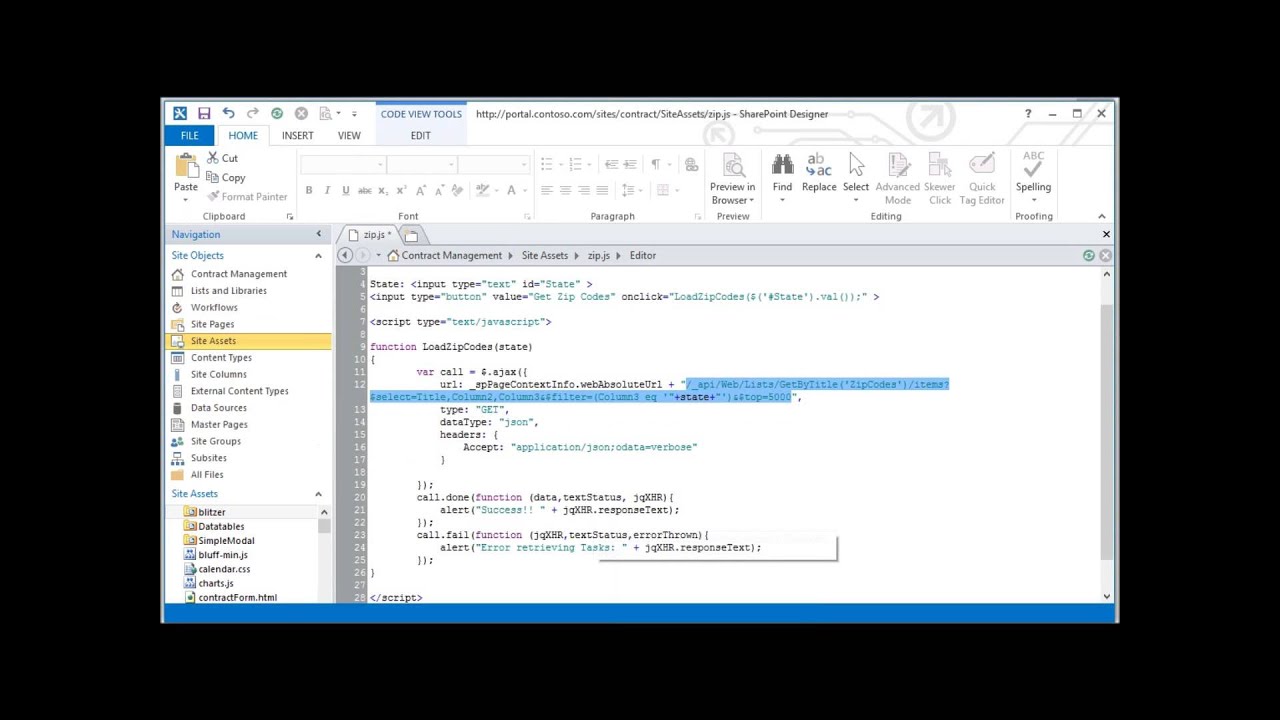 Building Charts In Sharepoint 2013 Using Javascript And Rest