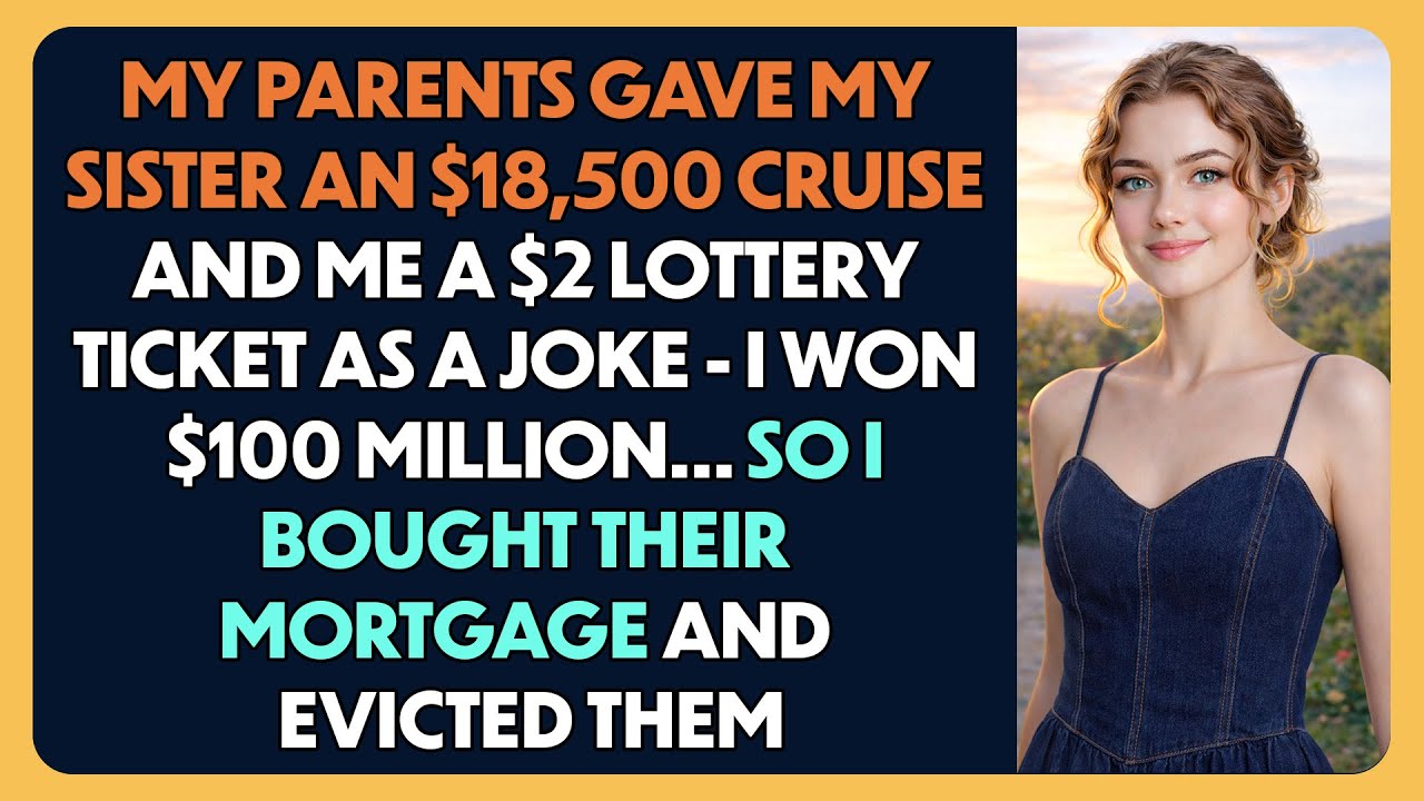 My Parents Gave Sister A Cruise And Me A $2 Ticket... So I Won $100M And Evicted Them In The Snow