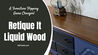 Retique It Liquid Wood is a Game Changer - Buffet Top Gets New Look