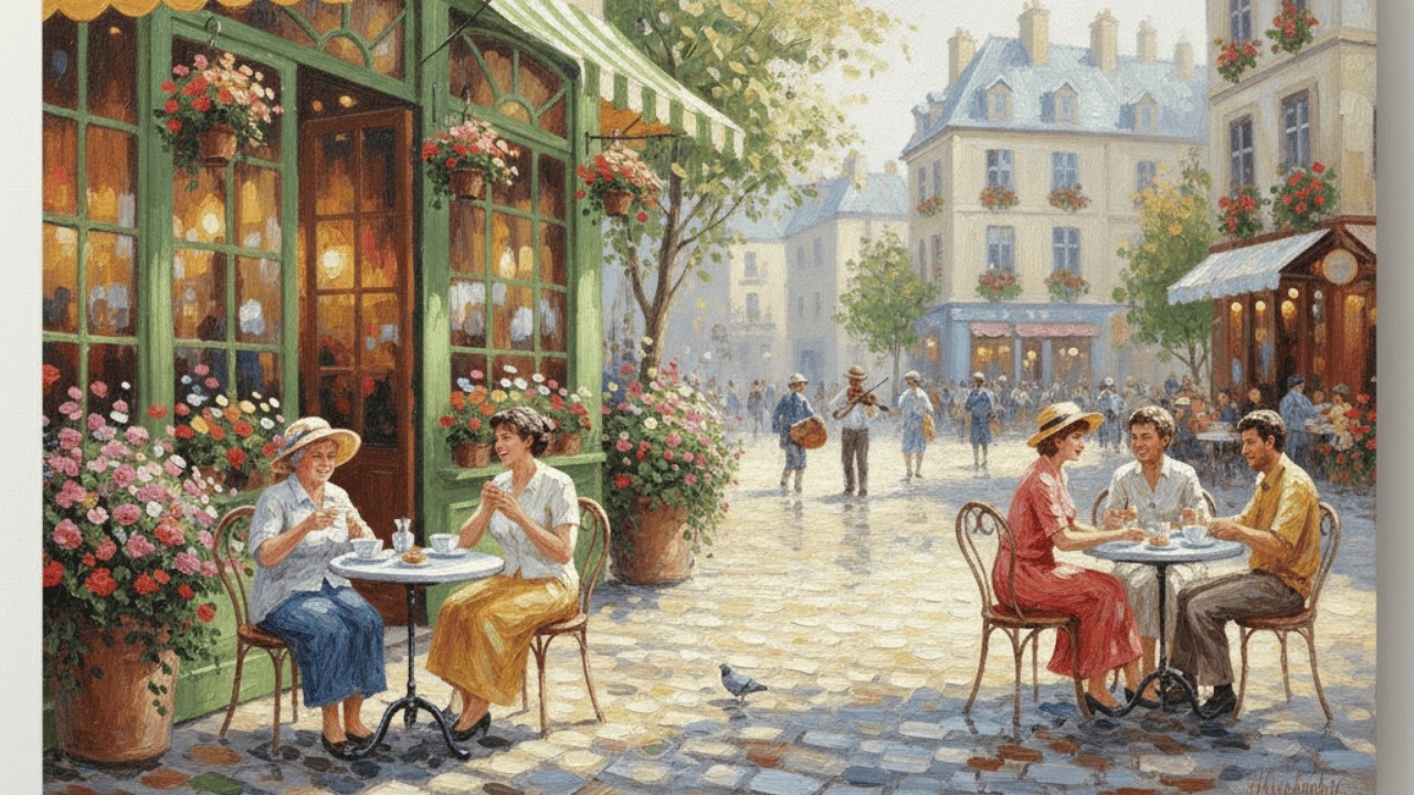 Happiness in Café Deep Calm Music for Focus and Peace of Mind & Relaxation