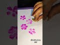 Leaf and flower painting 🎨#shortvideo #trendingshorts #painting #design#viral #artandcraft#artwork