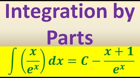 Integration by Parts (Part 2 of 4)