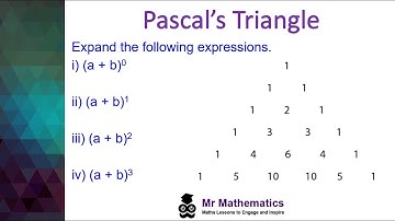 Binomial Expansion using Pascal