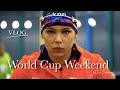 VLOG 1 - WORLD CUP WEEKEND - Jutta Leerdam