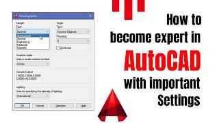 how to become expert in autocad with important settings and stop these mistakes in settings
