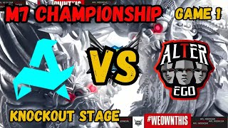 M7 KNOCKOUT STAGE DAY 2 || RORA VS AE [GAME 1]