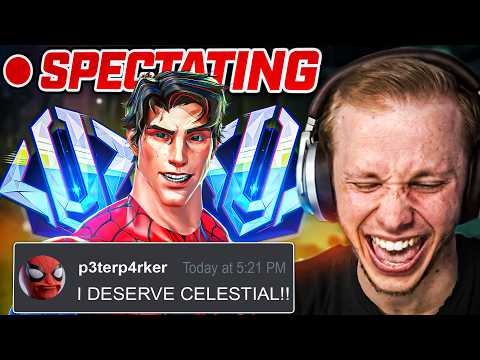 This OVERCONFIDENT Spider-Man Says He Deserves CELESTIAL... So I Spectated Him