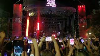 LB 25 años en la Hipólito Yrigoyen / Apertura del show