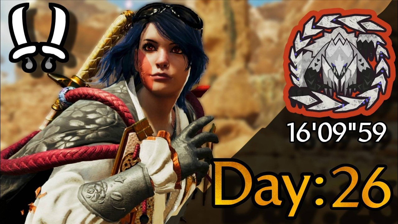 Hunting an Arkveld Everyday Until The MH Wilds Expansion Releases Day: 26 (Arch Tempered Arkveld)