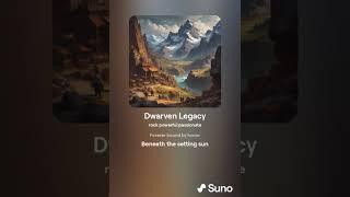 Dwarven Legacy (King Magni Bronzebeard) Suno и KONTAKTS продолжают тему КОРОЛИ АЗЕРОТА!