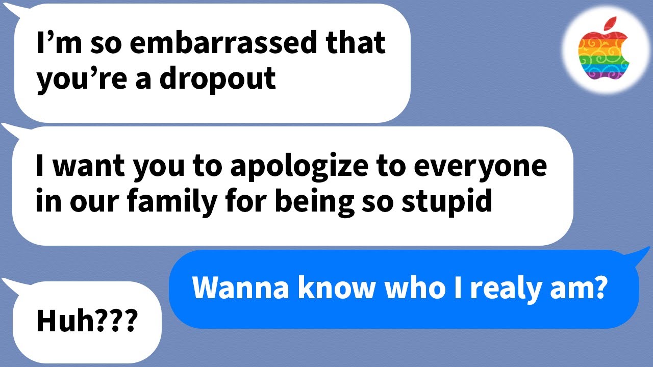 【Apple】 My in-laws insult me for being a dropout without knowing that I was a...