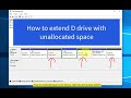 Extend Drive like D from Left, Right & Non-Adjacent Unallocated Space (Free Tool)