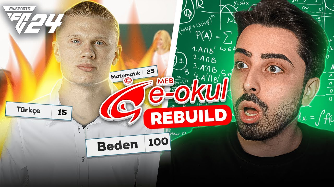 E OKUL NOTLARI ile REBUILD YAPMAK? // FC 24 KARİYER MODU
