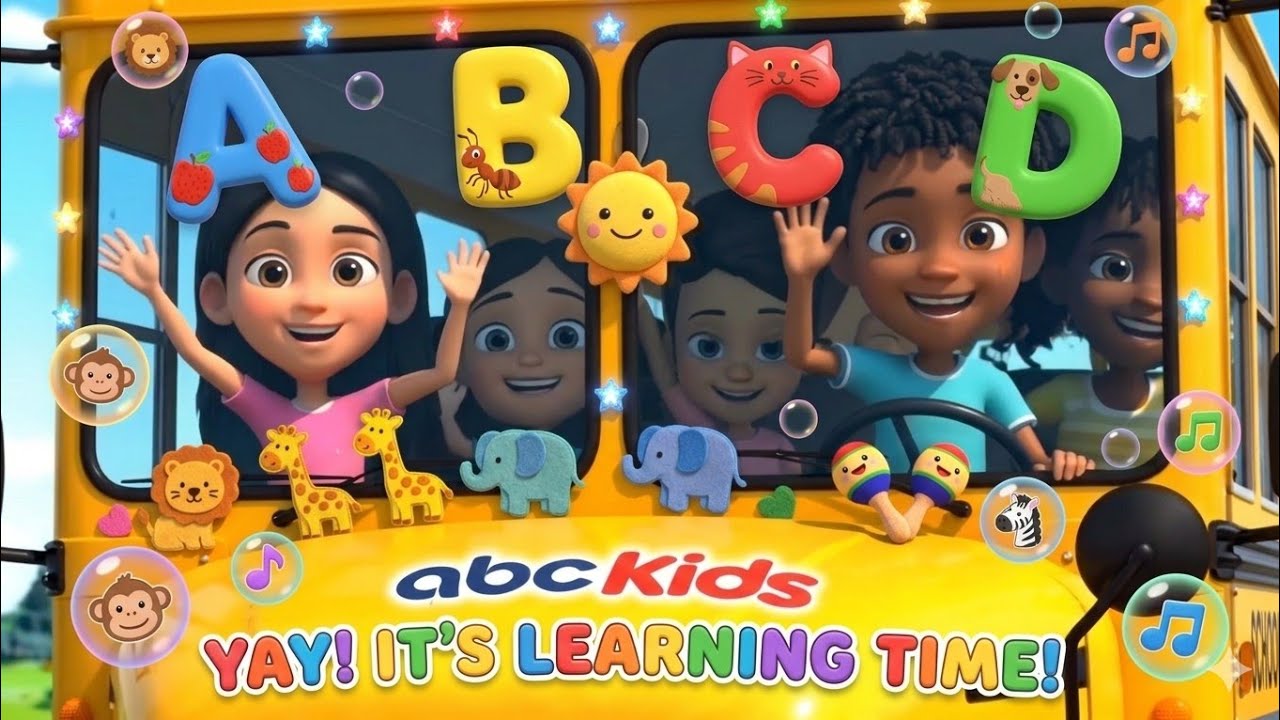 ABC Song with Vehicles 🚗 | A to Z Cars & Trucks Song | Kids Learning ...