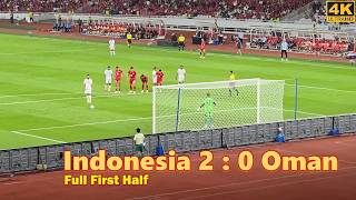 Indonesia Vs Oman: Solid, Skuad Garuda Menang 3-0❗[Full] Babak 1 FIFA MATCHDAY di Stadion GBK