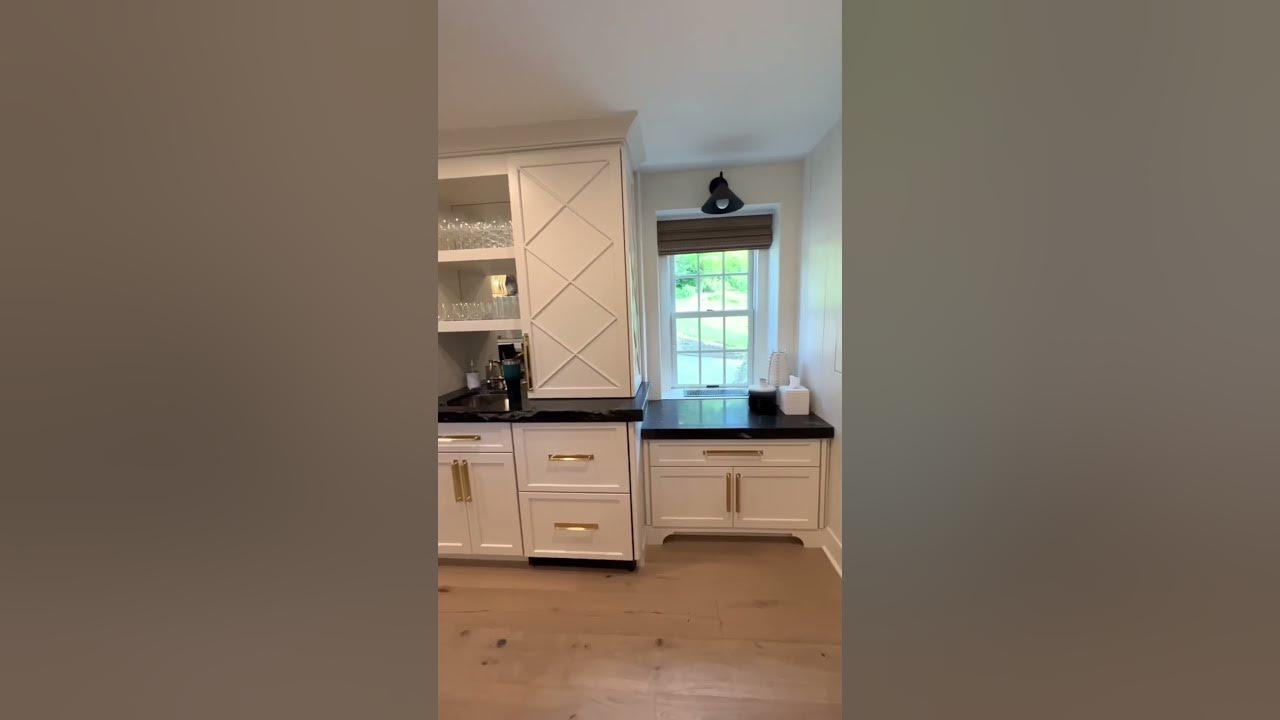 Installing a wet bar beverage refrigerator🪄 shorts YouTube