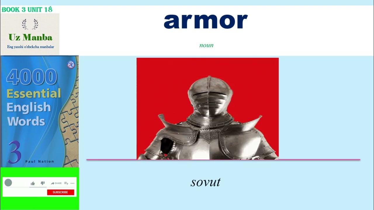 4000 Essential English Words 3 Unit 18 inglizcha lug'at YouTube