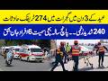 Eid Days mein Gujrat mein 274 Traffic Hadsaat - 240 Shadeed Zakhmi - 5 Saal ki Bachi ki Mout
