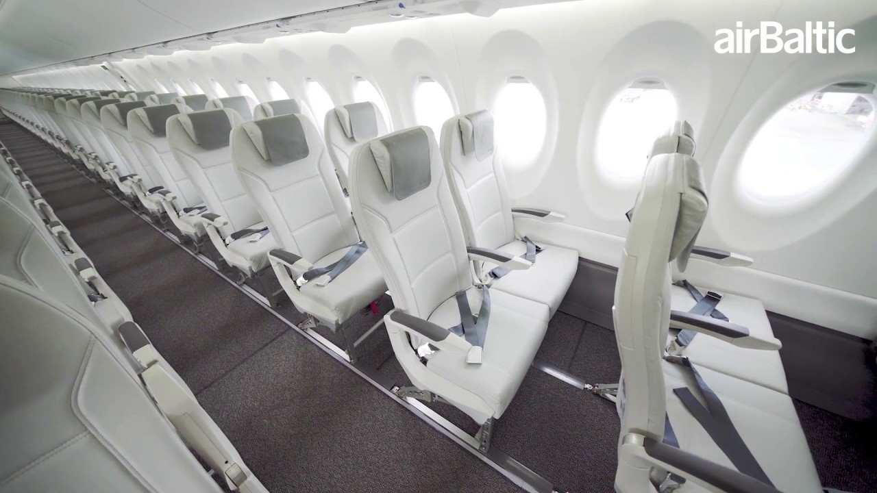 Airbaltic Airbus A220 300 Updated Cabin Features