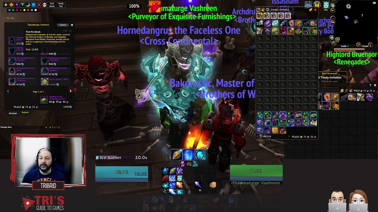 Pre-Patch Titan Residuum Cash Out!!!