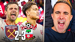 ABSOLUTE LIMBS! SAINTS STUN WEST HAM AT THE LONDON STADIUM! 🔥