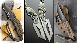 TOP 10: Best Paracord Knife for Survival and Self Defense!