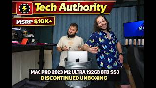 MAC PRO 2023 M2 ULTRA 192GB 8TB SSD DISCONTINUED UNBOXING