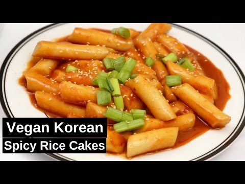 Vegan Korean Spicy Rice Cake Recipe (Ddukbokkie)