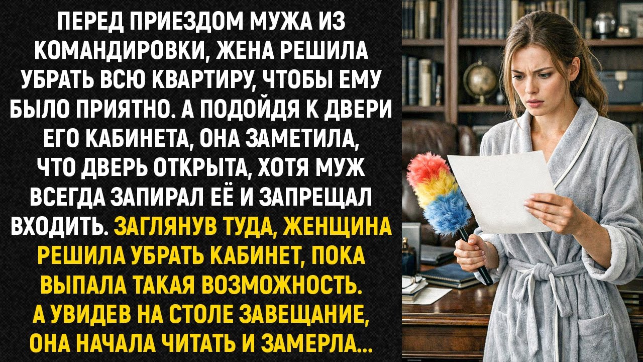 Перед приездом мужа из командировки, жена решила убрать всю квартиру, чтобы ему было приятно...