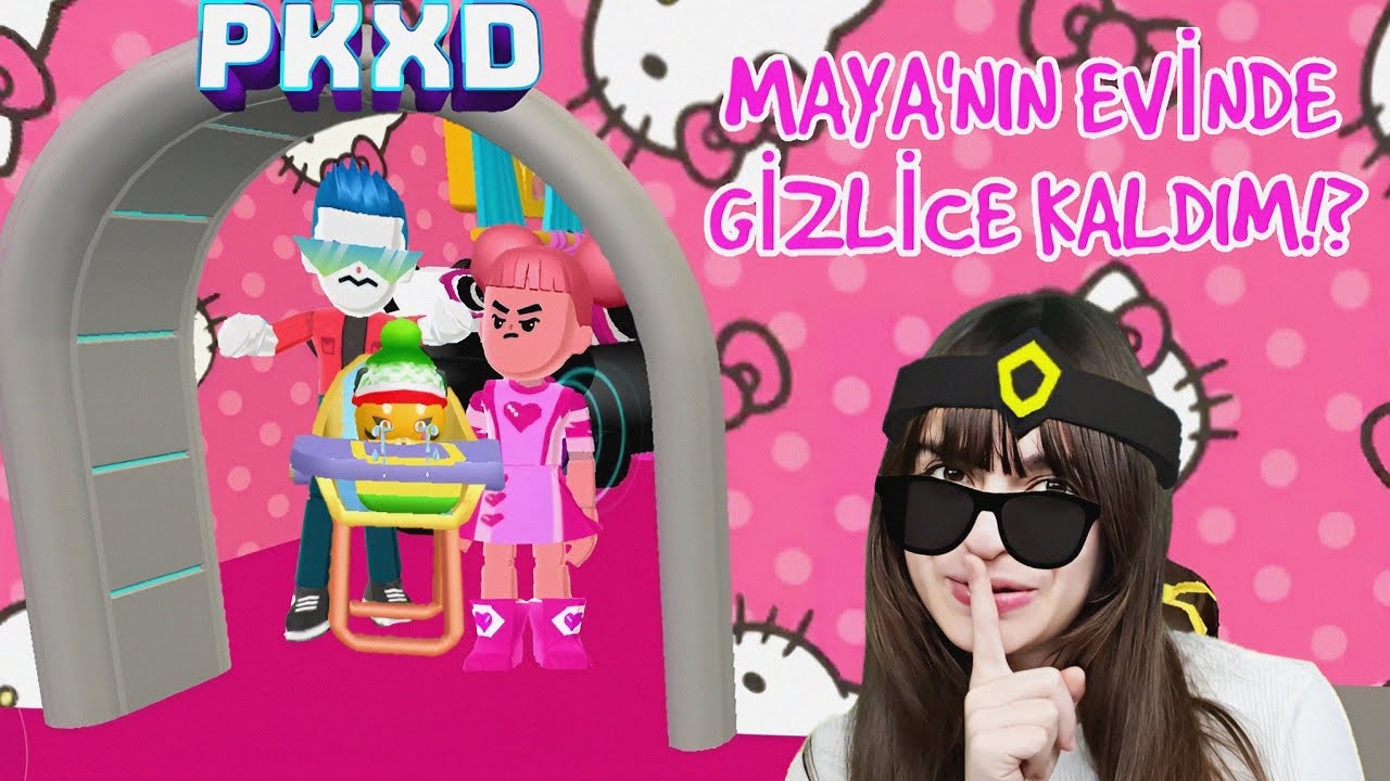 PK XD MAYA'NIN EVİNDE GİZLİCE KALDIM!?🤫 | PK XD I SECRET AT MAYA'S HOME!?🤫 | ÖZGÜŞ TV