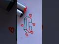 draw letter C using colour pen 🔥🔥#ytshorts #drawing #artdrawing #trending #artprojects #shortsfeed