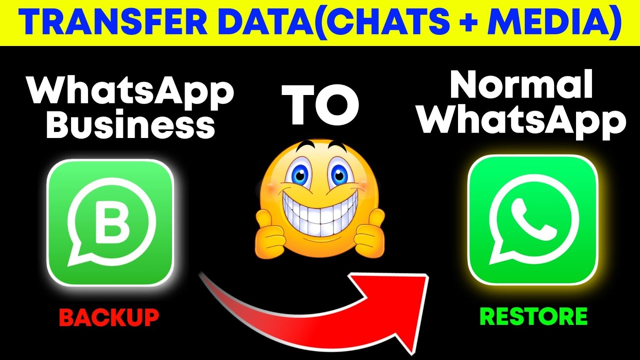 How to quickly change from WhatsApp Business to Normal WhatsApp