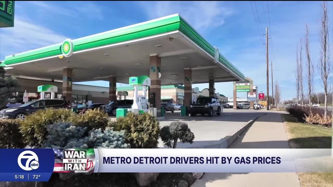 Metro Detroit drivers hit by gas prices