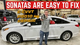 This 2015 Hyundai Sonata FINALLY BROKE *P0010 Cheap And Easy Repair*