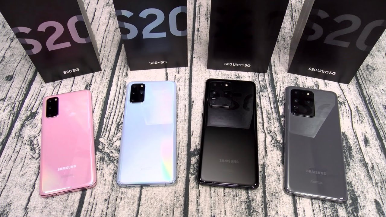 Samsung Galaxy S20 / S20 Plus / S20 Ultra - Unboxing All