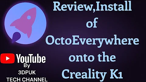 Octoeverywhere review on the Creality K1 by 3DPUK TECH CHANNEL