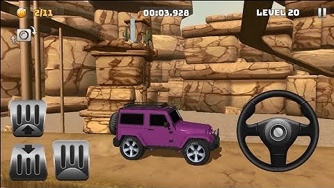 CAR GAMES AWESOME ANDROID & ISO GAMEPLAY Mountain Climb 4x4 131