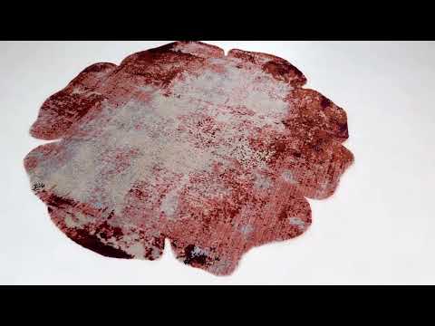 Tempus Serisi Asimetrik Çiçek Kesim Terra Renkli Tezgah Dokuma Halı inceleme videosu kapak görseli