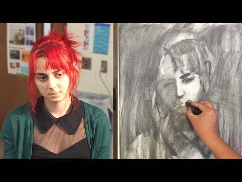 Steps on How to Start a Live Portrait Drawing - Steps on How to Start a Live Portrait Drawing