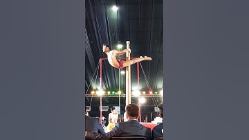 😱.back dismount /pole mallakhamb 🥵 #mallakhamb #football #cricket #calisthenics...