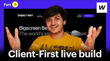 Client-First Live Build Bigscreen VR Part 3 | Road to the Client-First Certification