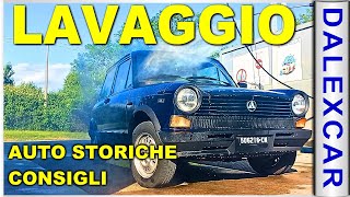 Tutorial lavaggio auto storiche consigli accortezze